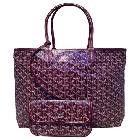 purple goyard tote